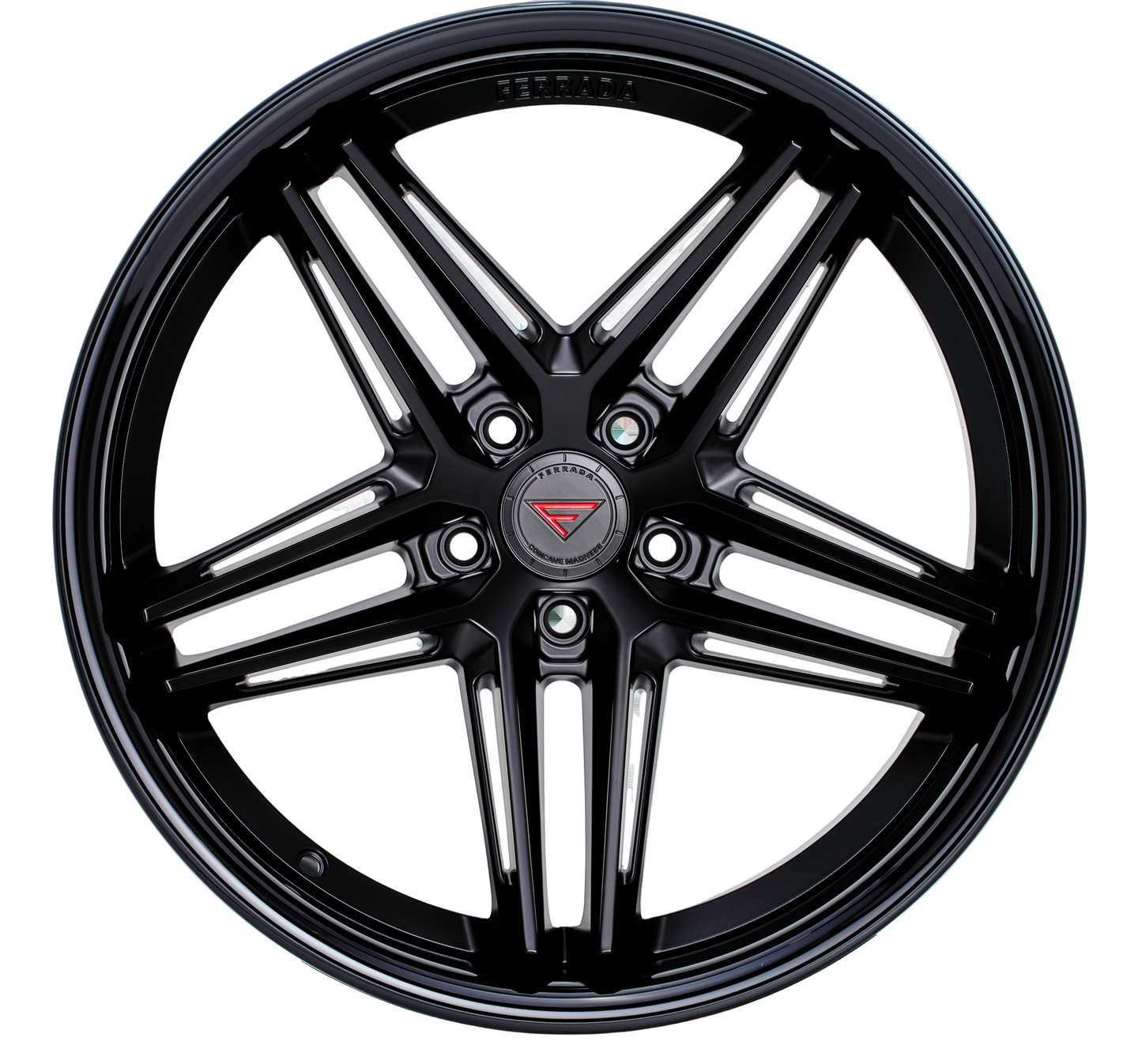 Ferrada Wheels CM1  Matte Black With Gloss Black Lip