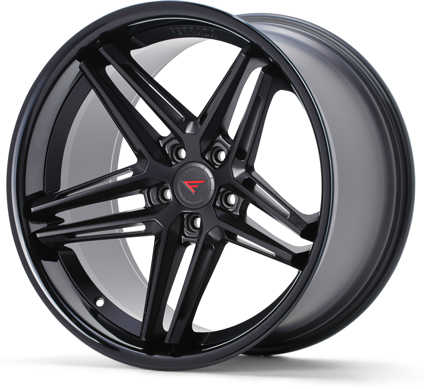 Ferrada Wheels CM1  Matte Black With Gloss Black Lip