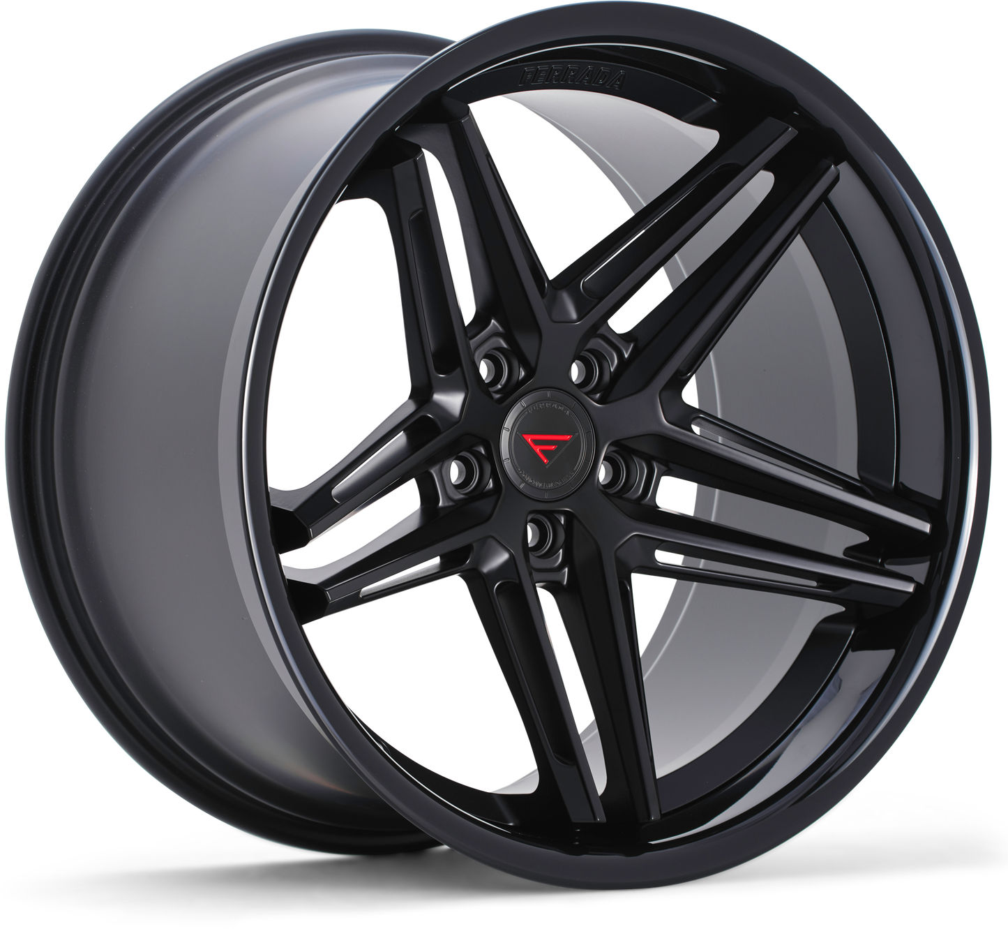 Ferrada Wheels CM1  Matte Black With Gloss Black Lip