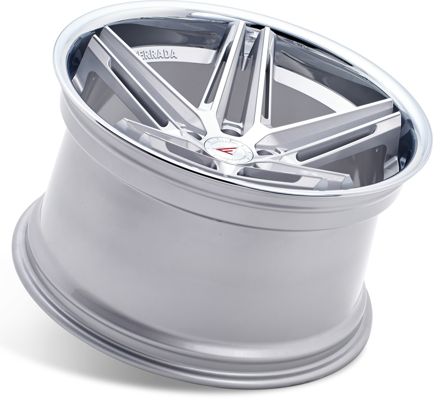 Ferrada Wheels CM1 Machine Silver With Chrome Lip