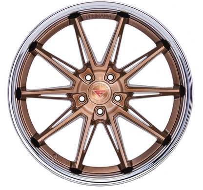 Ferrada Wheels CM2  Brushed Cobre With Chrome Lip