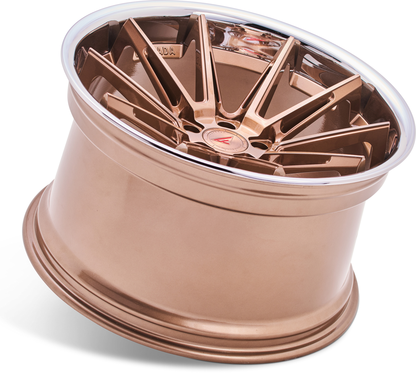 Ferrada Wheels CM2  Brushed Cobre With Chrome Lip
