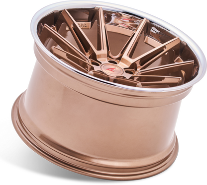 Ferrada Wheels CM2  Brushed Cobre With Chrome Lip