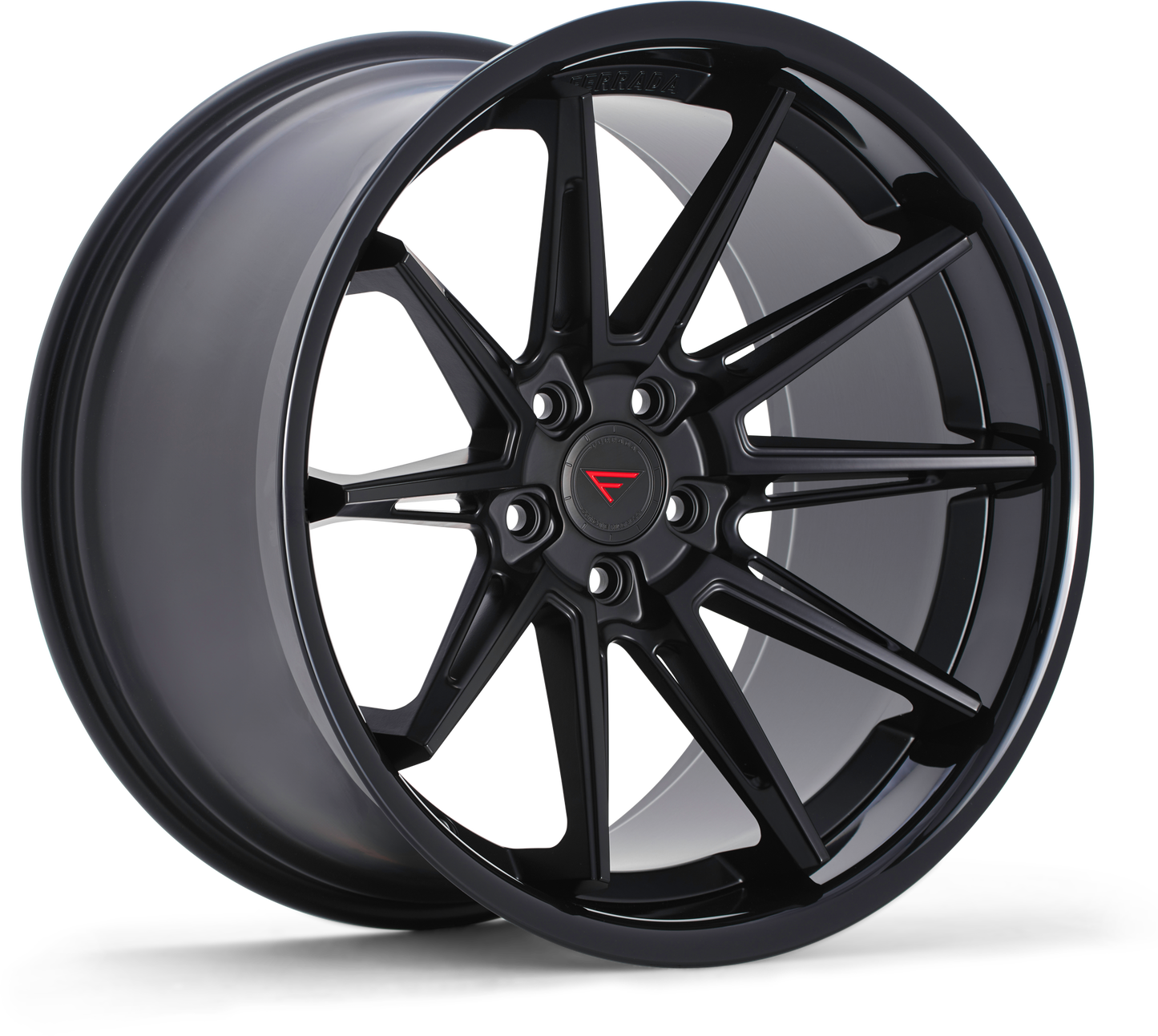 Ferrada Wheels CM2  Matte Black With Gloss Black Lip
