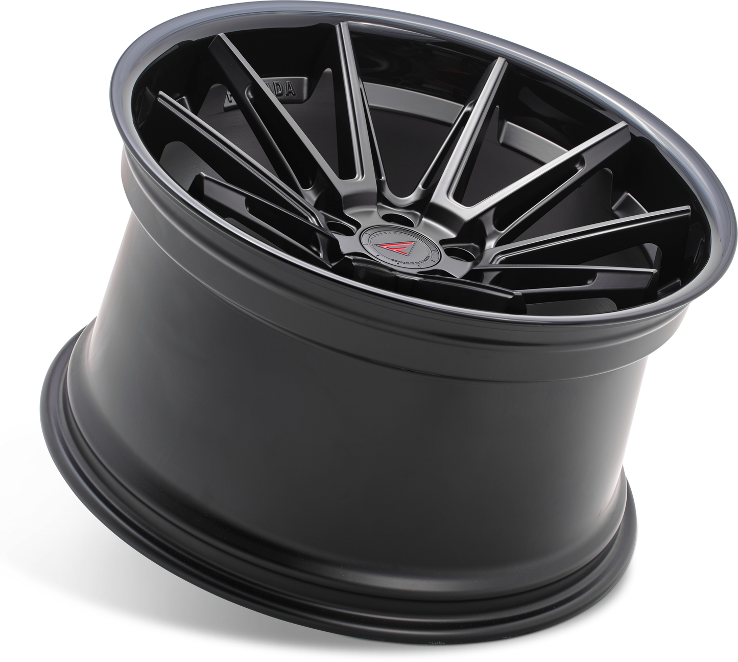 Ferrada Wheels CM2  Matte Black With Gloss Black Lip