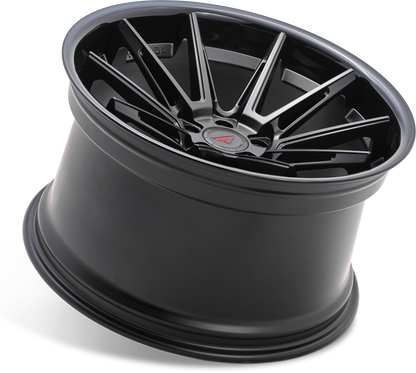 Ferrada Wheels CM2  Matte Black With Gloss Black Lip