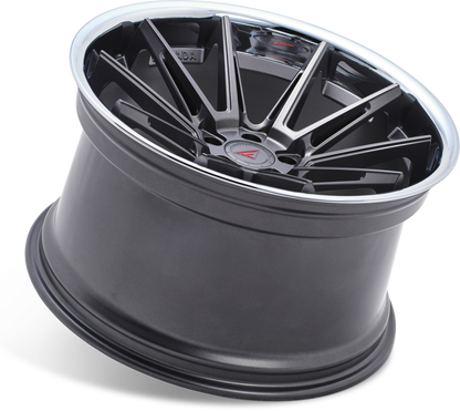 Ferrada Wheels CM2  Matte Graphite With Chrome Lip