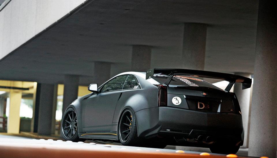 APR Cadillac CTS-V Coupe GTC-500 Adjustable Wing 2011-2015