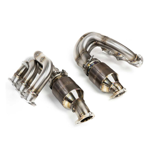 Fabspeed Porsche 981 Cayman GT4 / Boxster Spyder RENNKRAFT?? Modular Headers with HJS Catalytic Converters 2015-2016 (FS.POR.981GT4.MH.XXX)