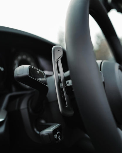 Fabspeed Porsche GT3 RS Style Aluminum Paddles For JQ Werks Madtrace?? Clubsport Magnetic Paddle Shifters (FS.POR.JQRS1)