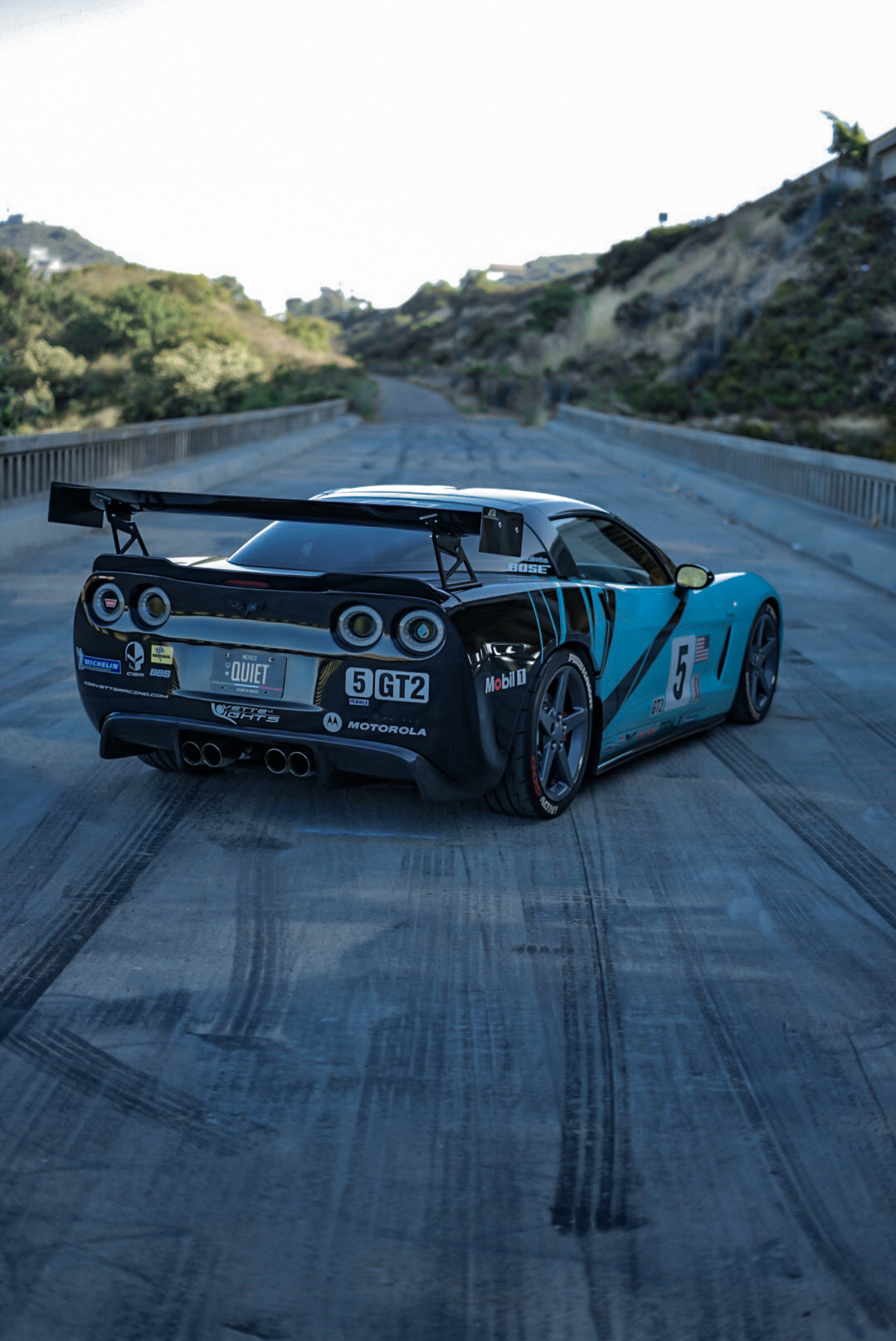 APR Chevrolet Corvette C6 / C6 Z06 GTC-500  Adjustable Wing 2005-2013