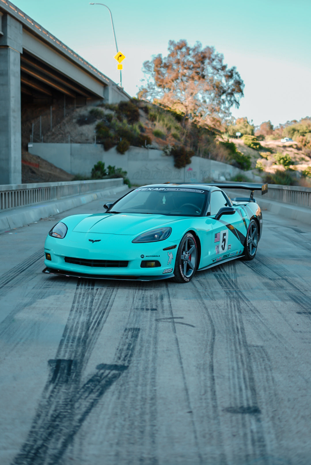 APR Chevrolet Corvette C6 / C6 Z06 GTC-500  Adjustable Wing 2005-2013