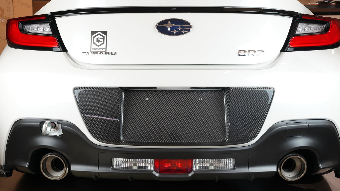 APR Toyota GR86/ Subaru BRZ Carbon Fiber License Plate Frame 2022-2024
