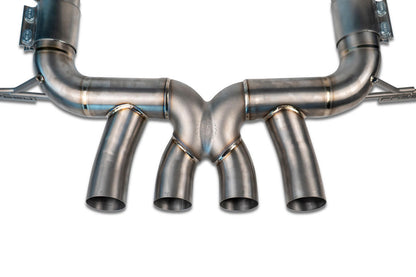 Fabspeed Chevrolet Corvette C8 Z06 Titanium Supersport X-Pipe Cat-Back Exhaust System 2023 Onwards (FS.CHEVY.C8Z06.SSX.TI)