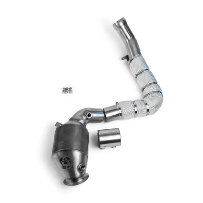 Fabspeed Mercedes-Benz AMG E-63s / GT63 Sport Cat Downpipes 2015-2021 (FS.MER.M177.SC)