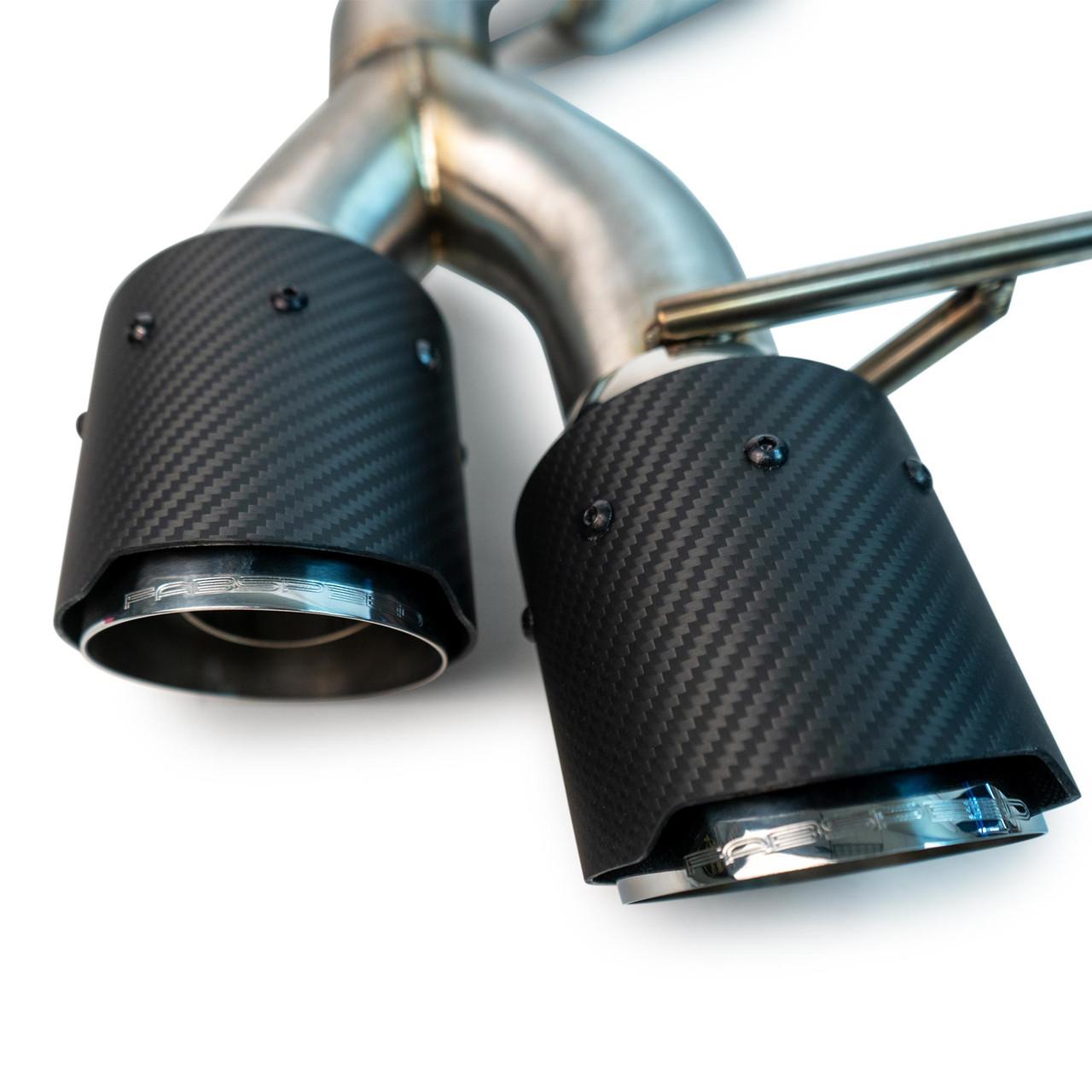 Fabspeed Porsche Macan S / GTS / Turbo Rear Slip-on Sport Exhaust 2014-2018 (FS.POR.14MCNV6.XXX)