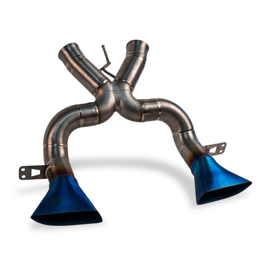Fabspeed McLaren MP4-12C Supreme Titanium X-Pipe Exhaust System 2011-2014 (FS.MCL.12C.GLDTI.OG)