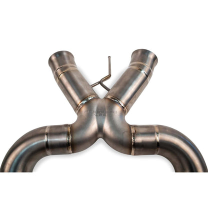 Fabspeed McLaren MP4-12C Supreme Titanium X-Pipe Exhaust System 2011-2014 (FS.MCL.12C.GLDTI.OG)