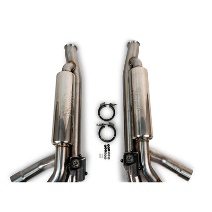 Fabspeed Mercedes-Benz G550 Valved Exhaust with Triple Tips 2019 Onwards (FS.MER.19G550.VLVTX)