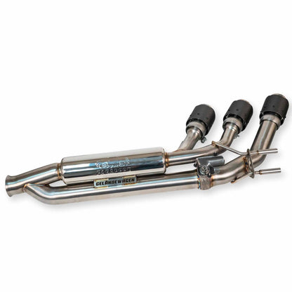 Fabspeed Mercedes-Benz G550 Valved Exhaust with Triple Tips 2019 Onwards (FS.MER.19G550.VLVTX)