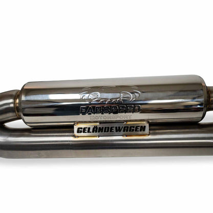 Fabspeed Mercedes-Benz G550 Valved Exhaust with Triple Tips 2019 Onwards (FS.MER.19G550.VLVTX)