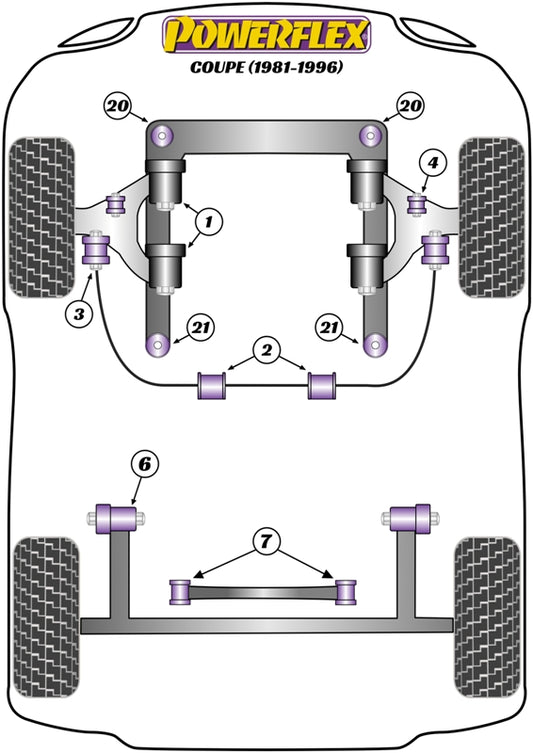 Audi (PFR3-110) Rear Beam Front Location Bush