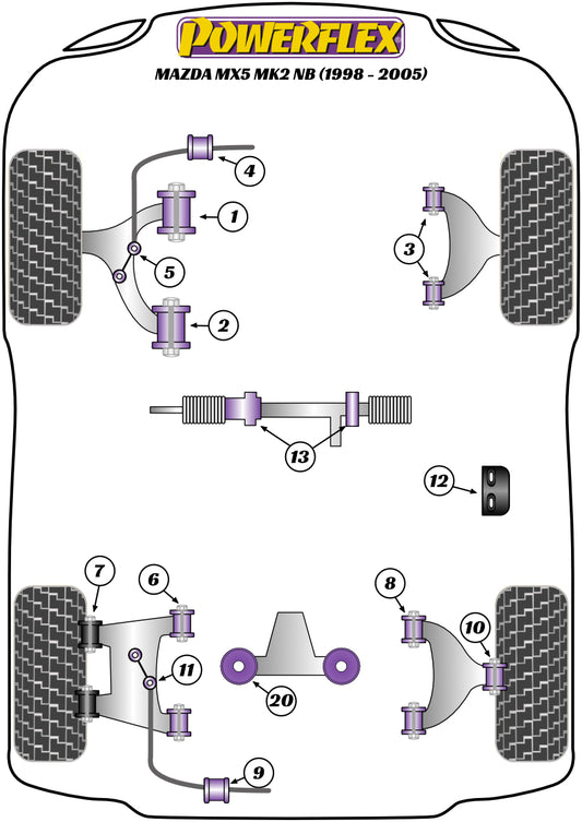 Mazda (EXH005) Exhaust Mount