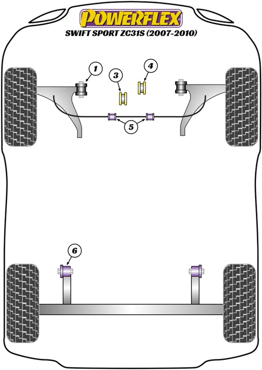 Suzuki (PFF73-304) Rear Engine Mount Bush Insert