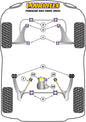 Porsche (PFR57-107) Rear Suspension Spring Plate