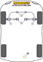 Audi (PFF3-403-25) Front Anti Roll Bar To Chassis 25mm