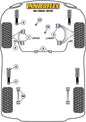 Saab (PFF66-405) Rear Shock Top Mount