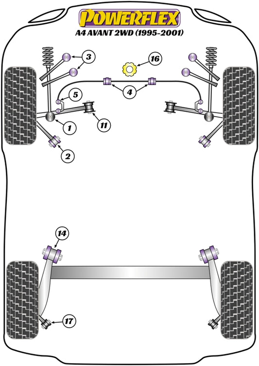 Audi (PFR3-214) Rear Beam Mounting Bush