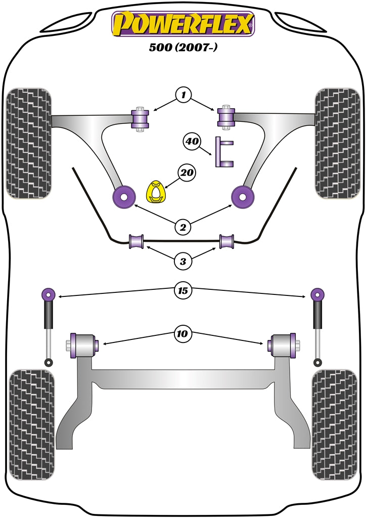 Fiat (PFF16-502) Front Arm Rear Bush