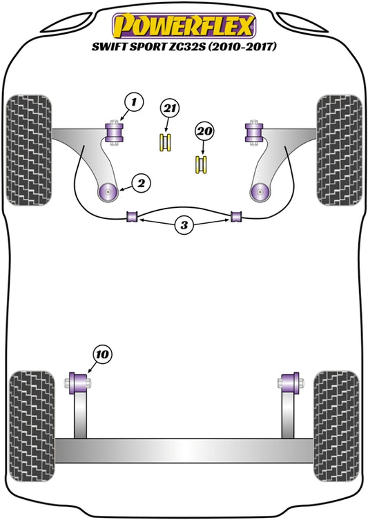 Suzuki (PFF73-420) Rear Engine Mounting Insert