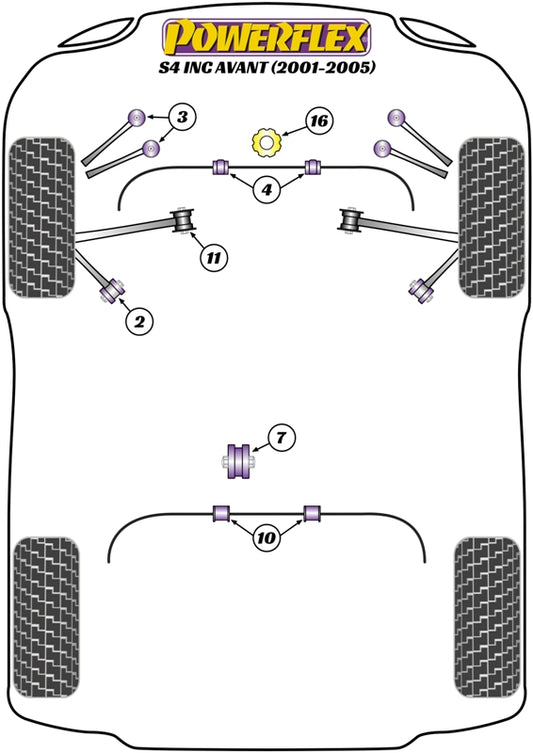 Audi (PFR3-210-18) Rear Anti Roll Bar Bush 18mm