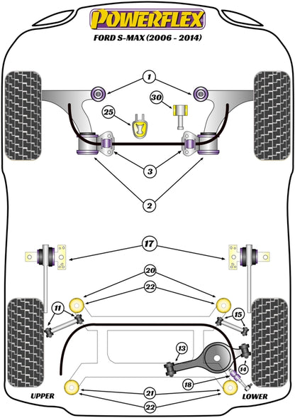 Ford (PFF19-1925) Lower Engine Mount Insert