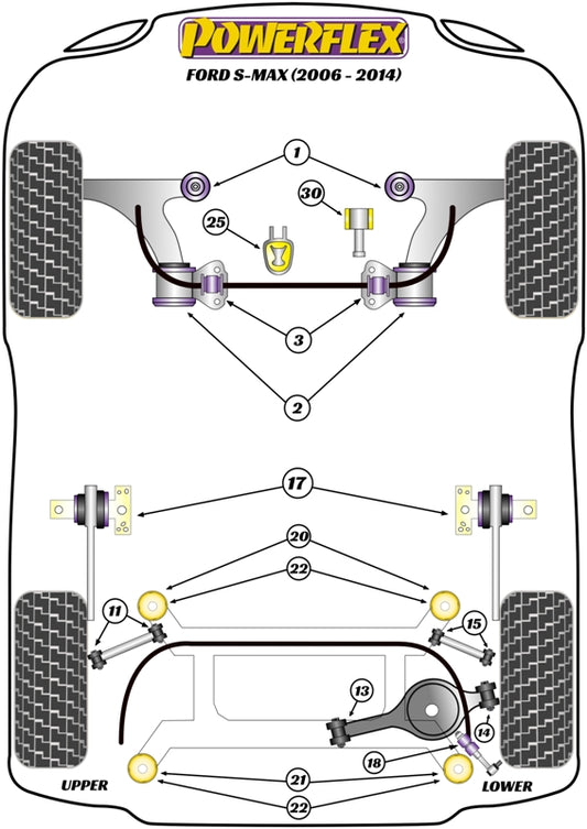 Ford (PFF19-1925) Lower Engine Mount Insert