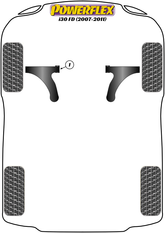 Hyundai (PFA100-14) PowerAlign Camber Bolt Kit (14mm)