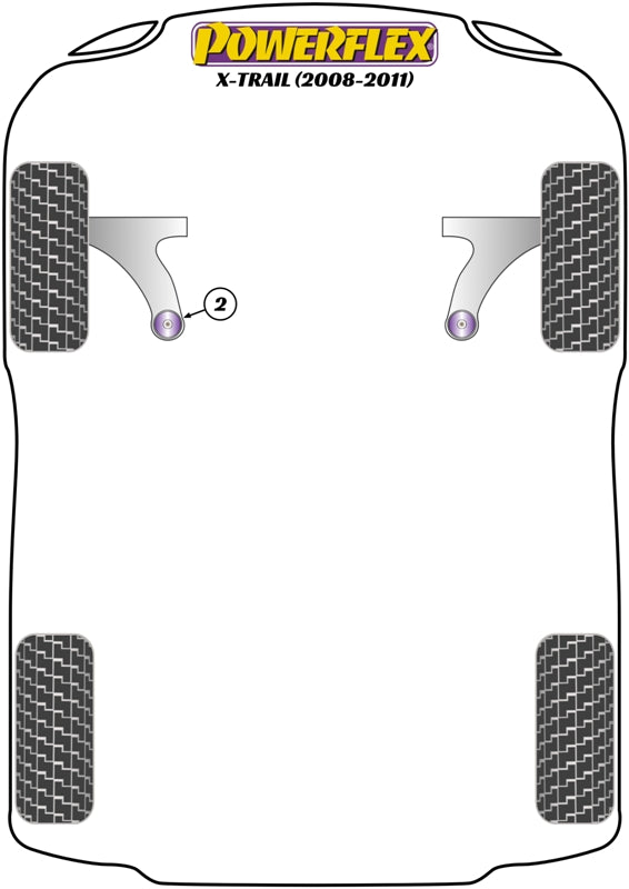 Nissan (PFF46-802) Front Wishbone Rear Bush