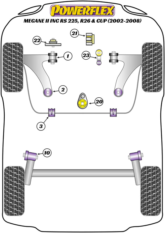 Renault (PFF60-821) Upper Engine Mount Insert