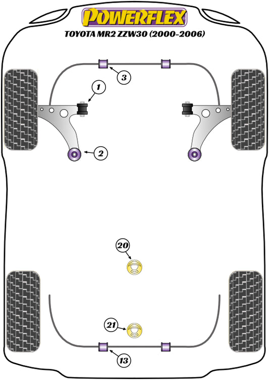 Toyota (PFF34-602) Rear Engine Mount Insert