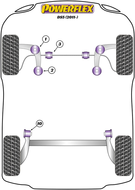 Citroen (PFR12-610) Rear Beam Bush