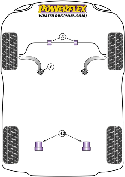Rolls-Royce (PFF5-1404) Front Anti Roll Bar Mounting Bush