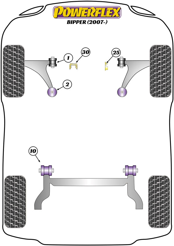 Peugeot (PFF80-1101) Front Wishbone Front Bush