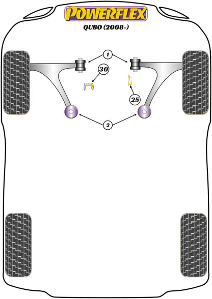Fiat (PFF1-1125) Upper Engine Mount Insert