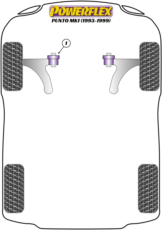 Citroen (PFF80-1702) Front Wishbone Rear Bush