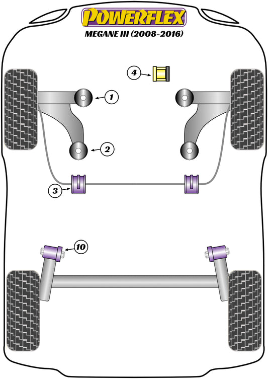 Renault (PFF60-720) Upper Right Engine Mount Insert