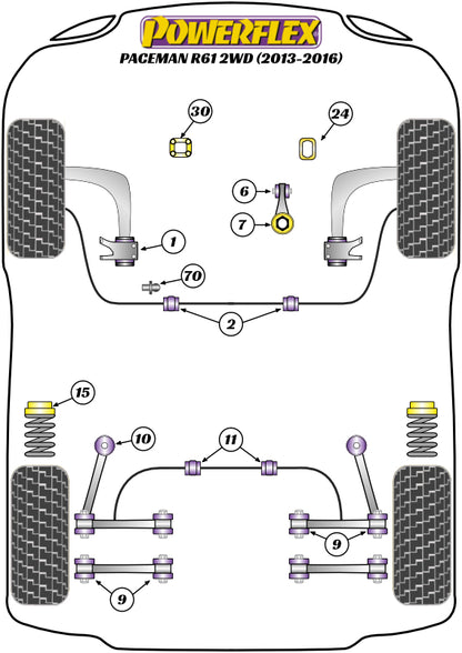 Mini (PFF5-1822) Lower Engine Mount Large Bush