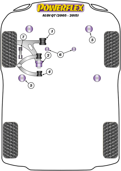 Audi (PFF85-1605) Front Subframe Mounting Bush