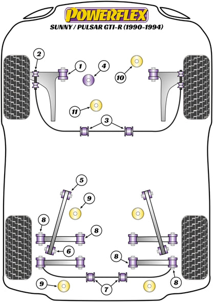 Audi (PFF85-1202) Front Arm Rear Bush